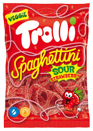 Trolli Sour Strawberry Spaghettini