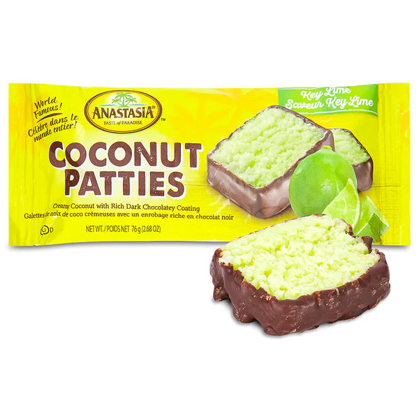 Anastasia Key Lime Coconut Patties (70g)