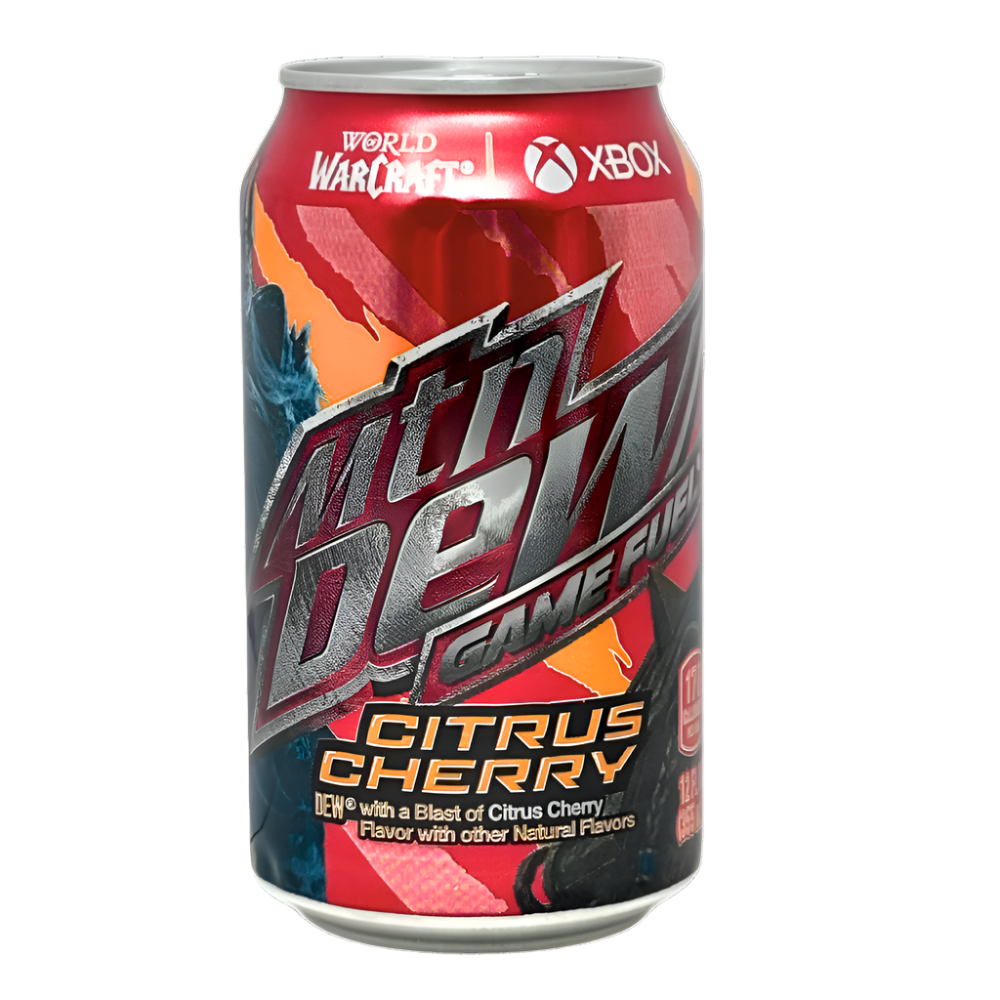 Mountain Dew Warcraft Game Fuel Citrus Cherry