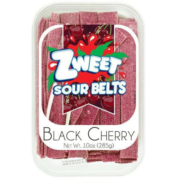 Zweet Halal Sour Belts - Black Cherry