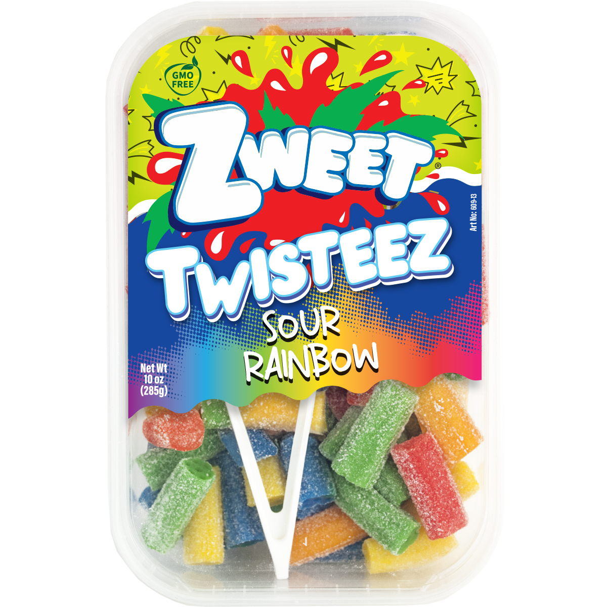 Zweet Halal Sour Twisteez - Rainbow