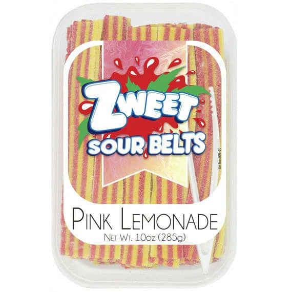 Zweet Halal Sour Belts - Pink Lemonade