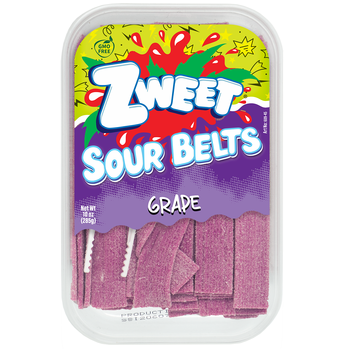 Zweet Halal Sour Belts - Grape
